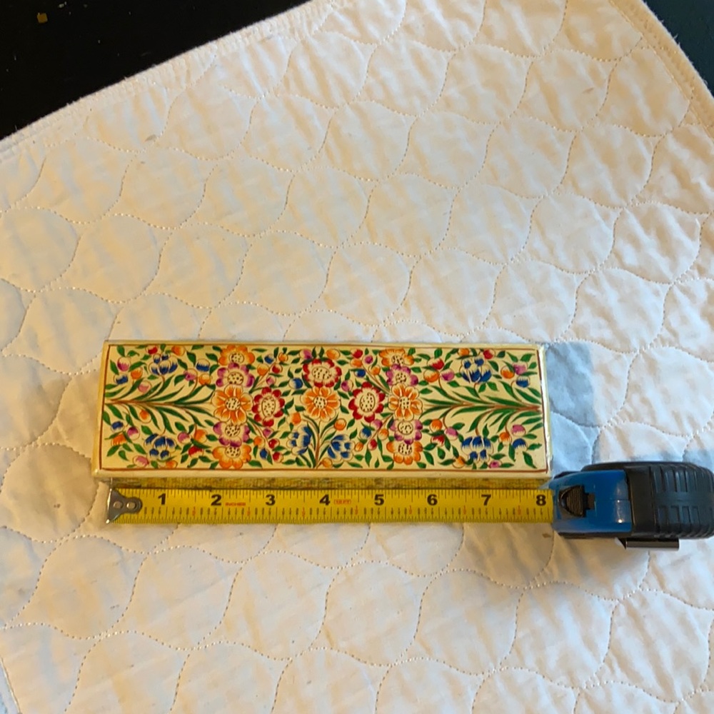 Hand painted jewelry/trinket box.
